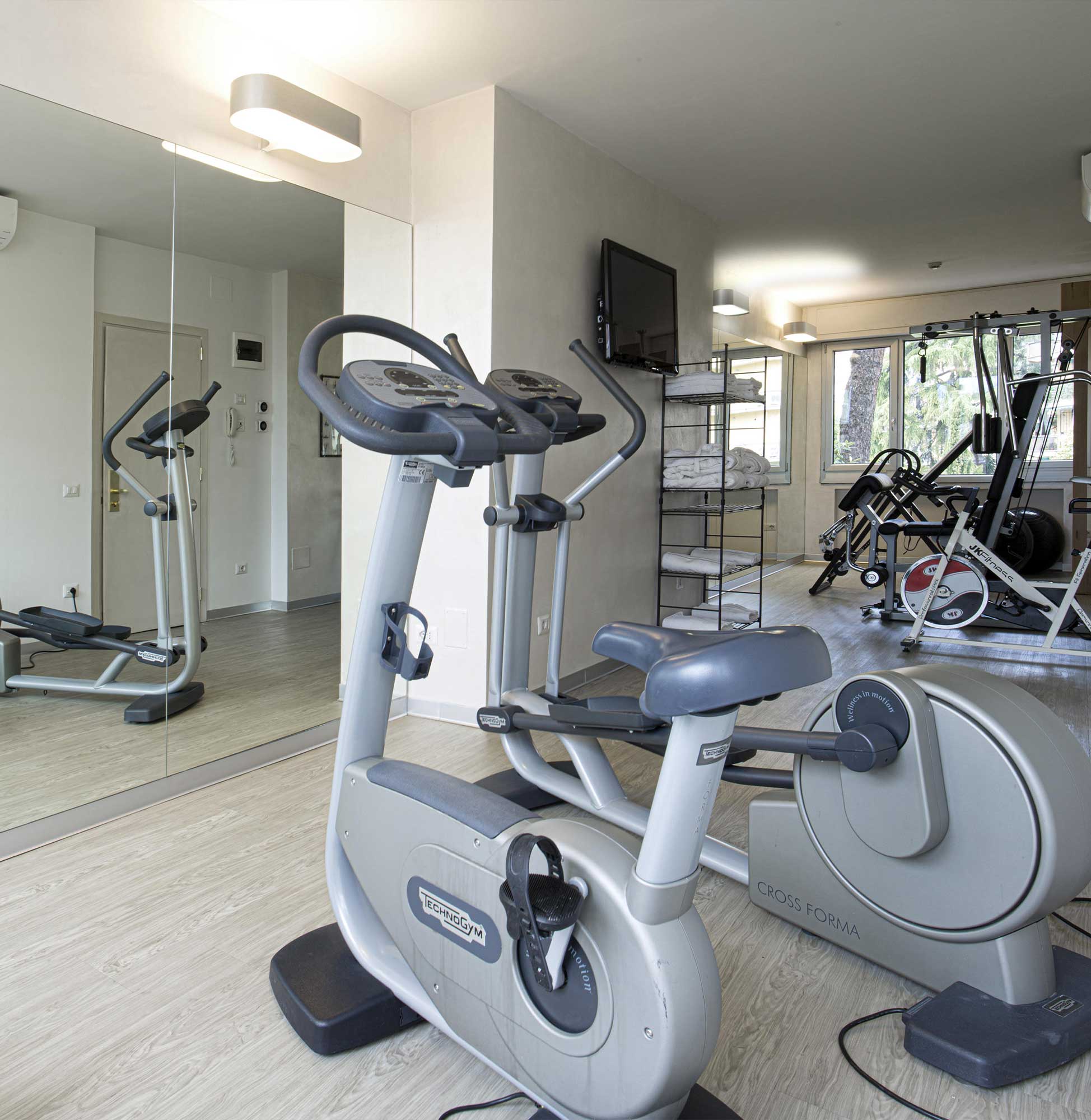 Palestra Technogym Hotel Raffaello